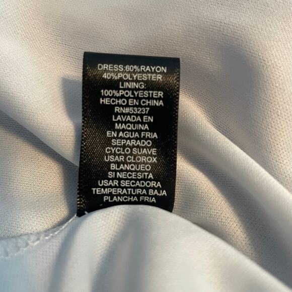 mlle gabrielle, Size 3X, Maxi Blue Striped Halter Dress - Picture 6 of 9